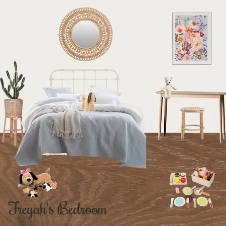 Freyah's Bedroom Interior Design Mood Board by Alby on Style Sourcebook