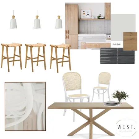 shoalwater Dining Interior Design Mood Board by WEST. Interiors Studio on Style Sourcebook