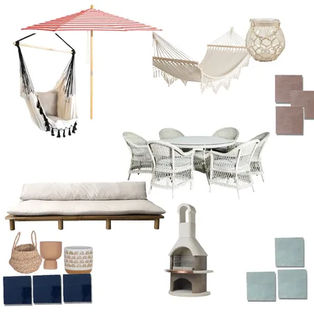 bohemian outdoor Interior Design Mood Board by jenbooth on Style Sourcebook