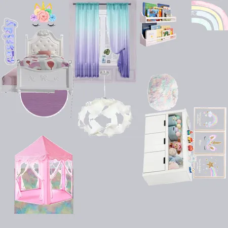 Cassidy Bedroom Interior Design Mood Board by RepurposedByDesign on Style Sourcebook