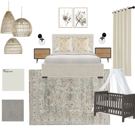 Tropical bedroom Interior Design Mood Board by Cinnamon Space Designs on Style Sourcebook