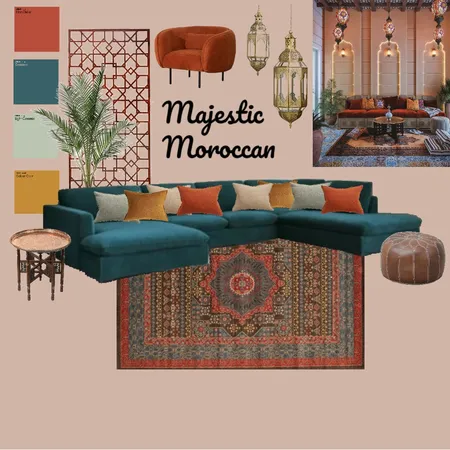 Moroccan Style 7 Interior Design Mood Board by alison leeson on Style Sourcebook