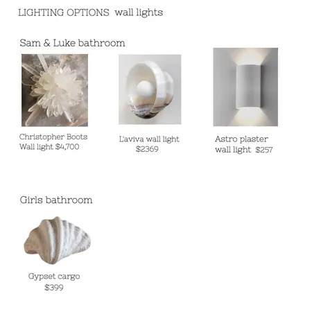lighting options Interior Design Mood Board by RACHELCARLAND on Style Sourcebook