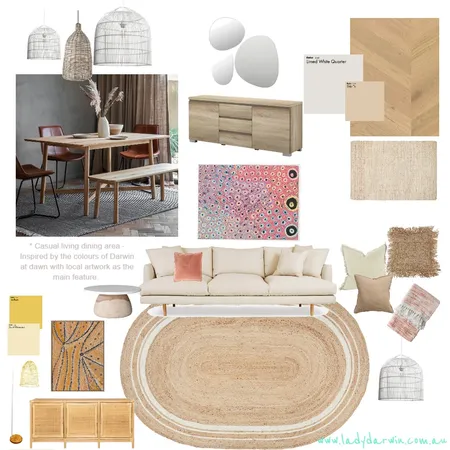 Darwin dawn living Interior Design Mood Board by Lady Darwin Design on Style Sourcebook