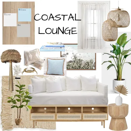 Coastal Lounge Board Interior Design Mood Board by CHRIS ALEXANDER on Style Sourcebook