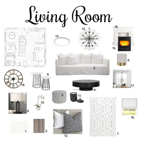 Nanki living room assignment 9 Interior Design Mood Board by nanki arora on Style Sourcebook