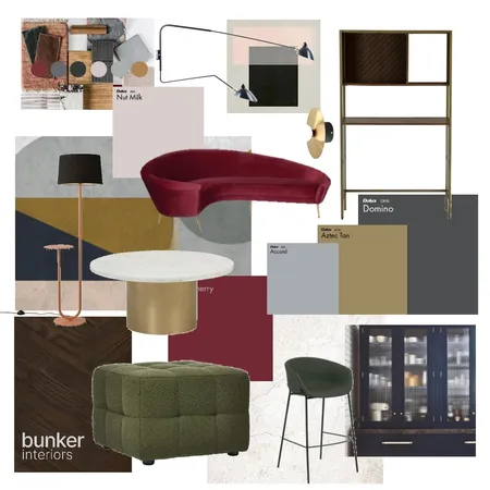 Jewel Tone Vintage Moodboard Interior Design Mood Board by Bunker Interiors on Style Sourcebook