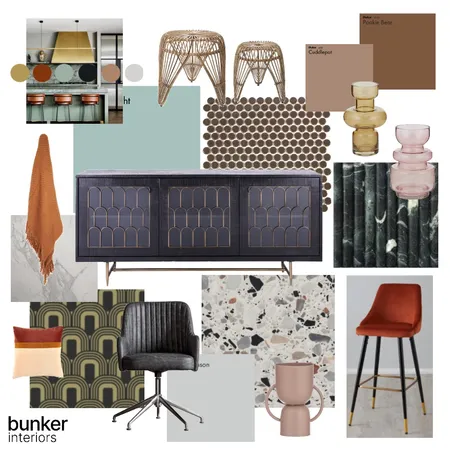 Eclectic Luxe Living Interior Design Mood Board by Bunker Interiors on Style Sourcebook
