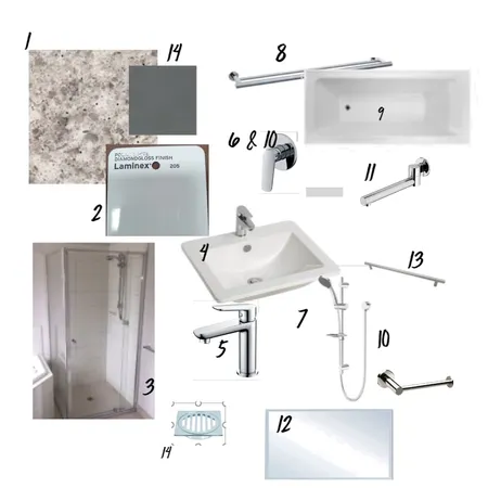 bathroom Interior Design Mood Board by kylietesta on Style Sourcebook