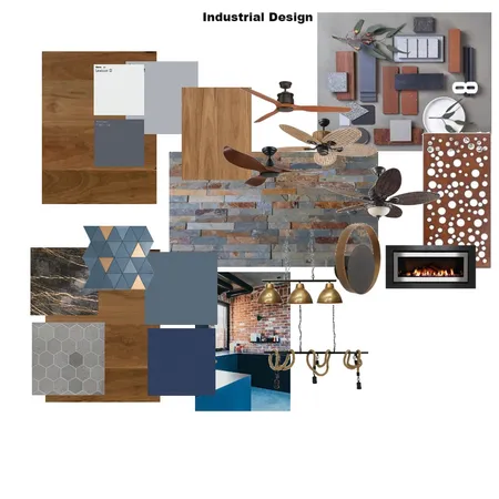 Industrial Interior Design Mood Board by Snaz-Designs on Style Sourcebook