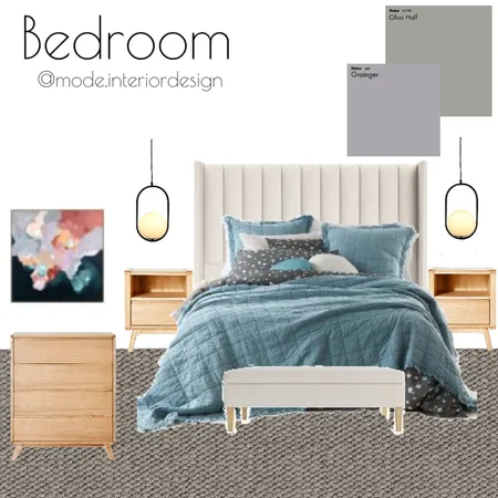 bedroom Interior Design Mood Board by Mode Interior Design on Style Sourcebook