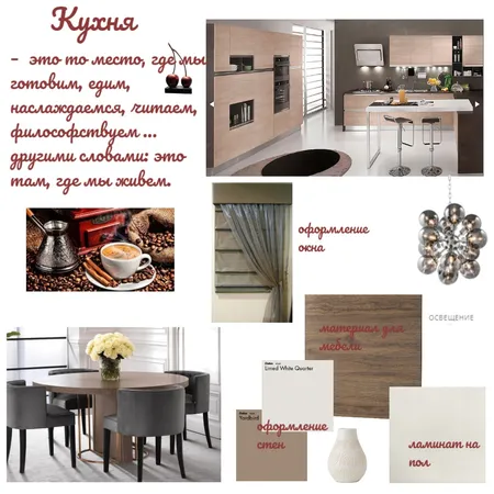Кухня-это там, где мы живем! Interior Design Mood Board by olenadkherson on Style Sourcebook
