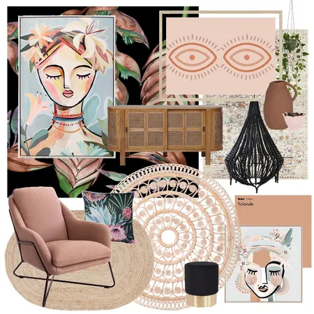 Boho Interior Design Mood Board by Sarah_Bradley on Style Sourcebook