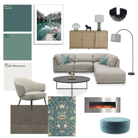 Living Room Interior Design Mood Board by homebybelle on Style Sourcebook