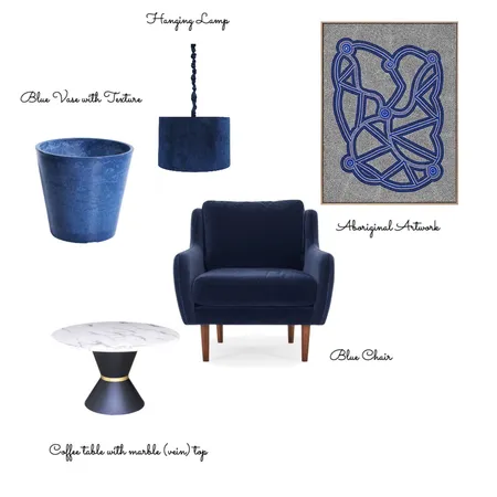 Blue Blue Interior Design Mood Board by LOLITA on Style Sourcebook