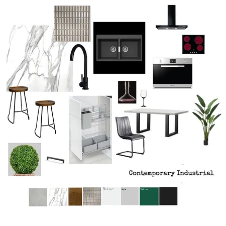 Contemporary Kitchen Interior Design Mood Board by LOLITA on Style Sourcebook