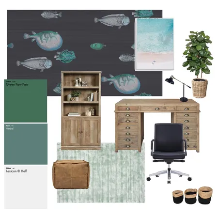 Study Interior Design Mood Board by homebybelle on Style Sourcebook