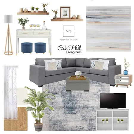 Oak Hill - Living Room (option F) Interior Design Mood Board by Nis Interiors on Style Sourcebook