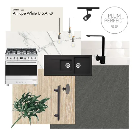 Les Palmiers Kitchen Option 2 Interior Design Mood Board by plumperfectinteriors on Style Sourcebook