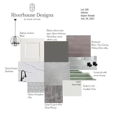 Lot 108 Aspen Woods Interior Design Mood Board by Riverhouse Designs on Style Sourcebook