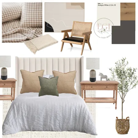 Cosy Bedroom Interior Design Mood Board by Eliza Grace Interiors on Style Sourcebook