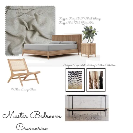 Main Bedroom Cremorne Interior Design Mood Board by dECO Design on Style Sourcebook