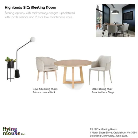 P3: SIC Meeting Room Interior Design Mood Board by Flyingmouse inc on Style Sourcebook