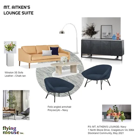 P3: Mt. Aitken's Lounge-Navy Interior Design Mood Board by Flyingmouse inc on Style Sourcebook