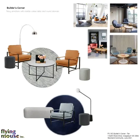 P3.SIC- Builder's Corner-Tan Interior Design Mood Board by Flyingmouse inc on Style Sourcebook