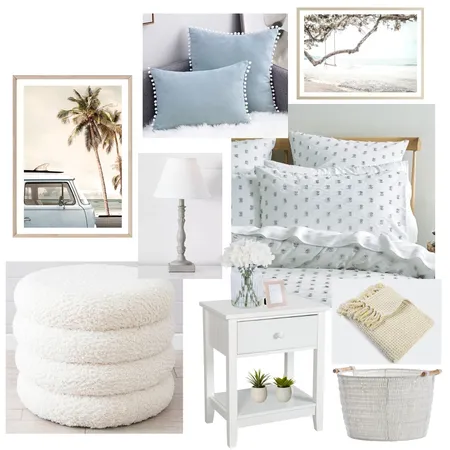 Calming Bedroom Interior Design Mood Board by Chelsea Widdicombe on Style Sourcebook