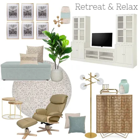 Retreat mood board Interior Design Mood Board by The Ginger Stylist on Style Sourcebook