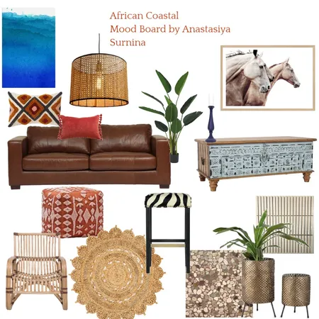 African Coastal Interior Design Mood Board by anastasiya.surnina on Style Sourcebook