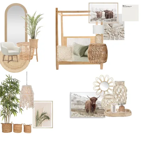 Boho Bedroom Interior Design Mood Board by Kailey_303 on Style Sourcebook