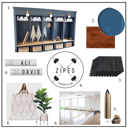 zipes gym Interior Design Mood Board by NDrakoDesigns on Style Sourcebook