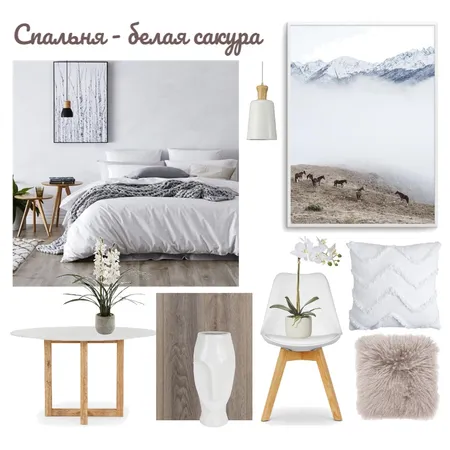 Спальня - белая сакура Interior Design Mood Board by Olesya on Style Sourcebook
