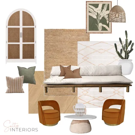 Earth Tones Living v2 Interior Design Mood Board by Salty Interiors Co on Style Sourcebook