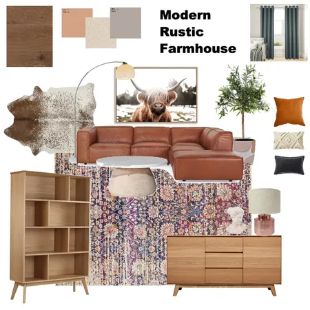 Modern Rustic Farmhouse Interior Design Mood Board by Hygge Comforts on Style Sourcebook