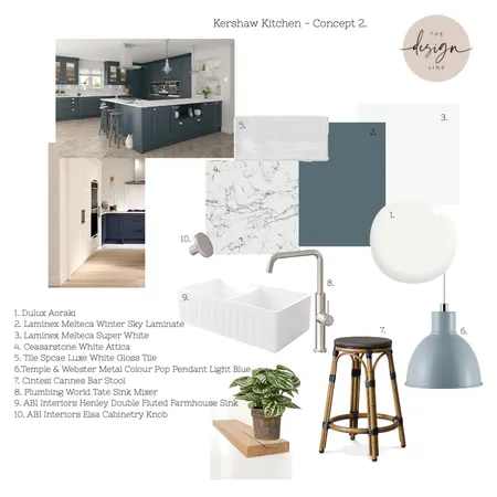 Kershaw Kitchen Concept 2 Interior Design Mood Board by The Design Line on Style Sourcebook