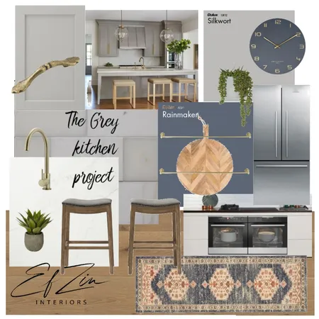 The Grey kitchen project Interior Design Mood Board by EF ZIN Interiors on Style Sourcebook