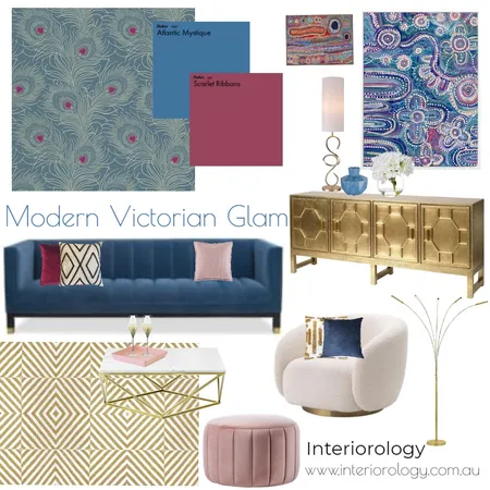 Modern Victorian Glam Interior Design Mood Board by interiorology on Style Sourcebook