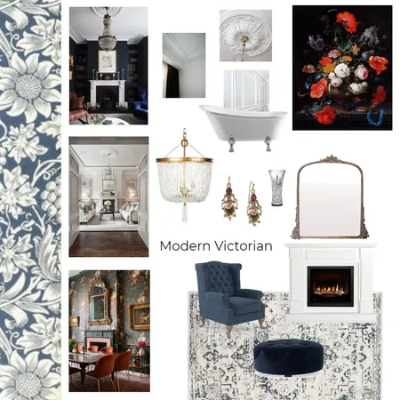 Modern Victorian Interior Design Mood Board by DN_InteriorDesign_ on Style Sourcebook