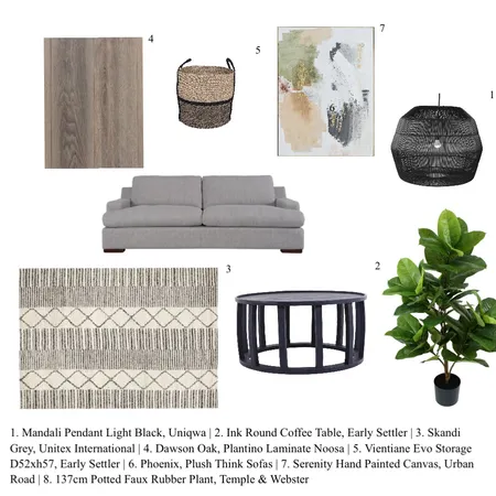 Lounge Interior Design Mood Board by Catherine Hotton on Style Sourcebook