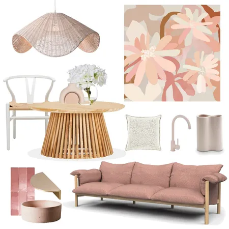 Kimmy Hogan Living Interior Design Mood Board by Vienna Rose Interiors on Style Sourcebook