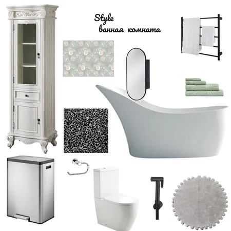 ванная Interior Design Mood Board by Елена Cтронская on Style Sourcebook