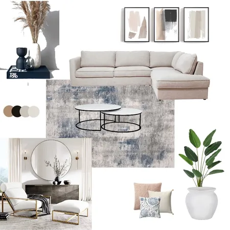 Neutrals- living room Interior Design Mood Board by Xolile Nzama on Style Sourcebook