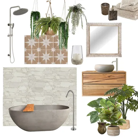 Bali Bathroom Retreat Interior Design Mood Board by Two Wildflowers on Style Sourcebook