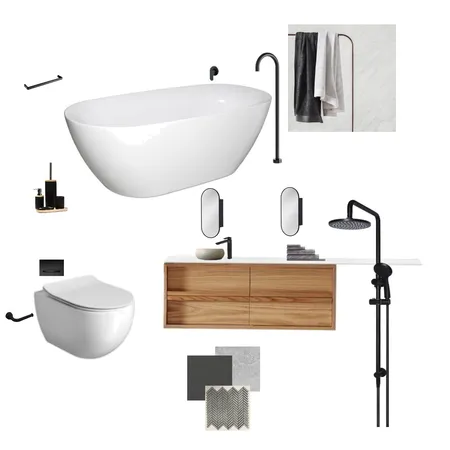 Tyaran Place Bathroom Interior Design Mood Board by Sharon Hill on Style Sourcebook