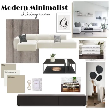 minimalist moodboard Interior Design Mood Board by N.D interior design on Style Sourcebook