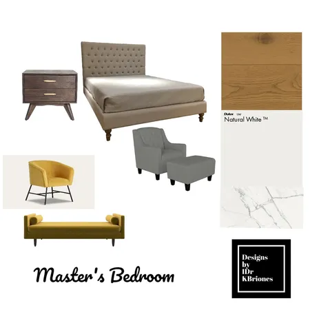 Master's Bedroom Interior Design Mood Board by KB Design Studio on Style Sourcebook