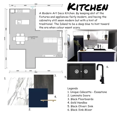 Kitchen S16 A2 Interior Design Mood Board by T.Bonham on Style Sourcebook